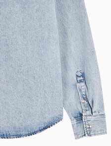 Buy 남성 레귤러핏 라이트블루 데님 셔츠 in color CHALKY BLUE