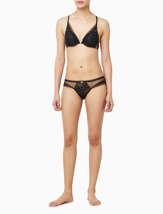 여성 CK 블랙 브라이덜 AF 푸쉬업 브라