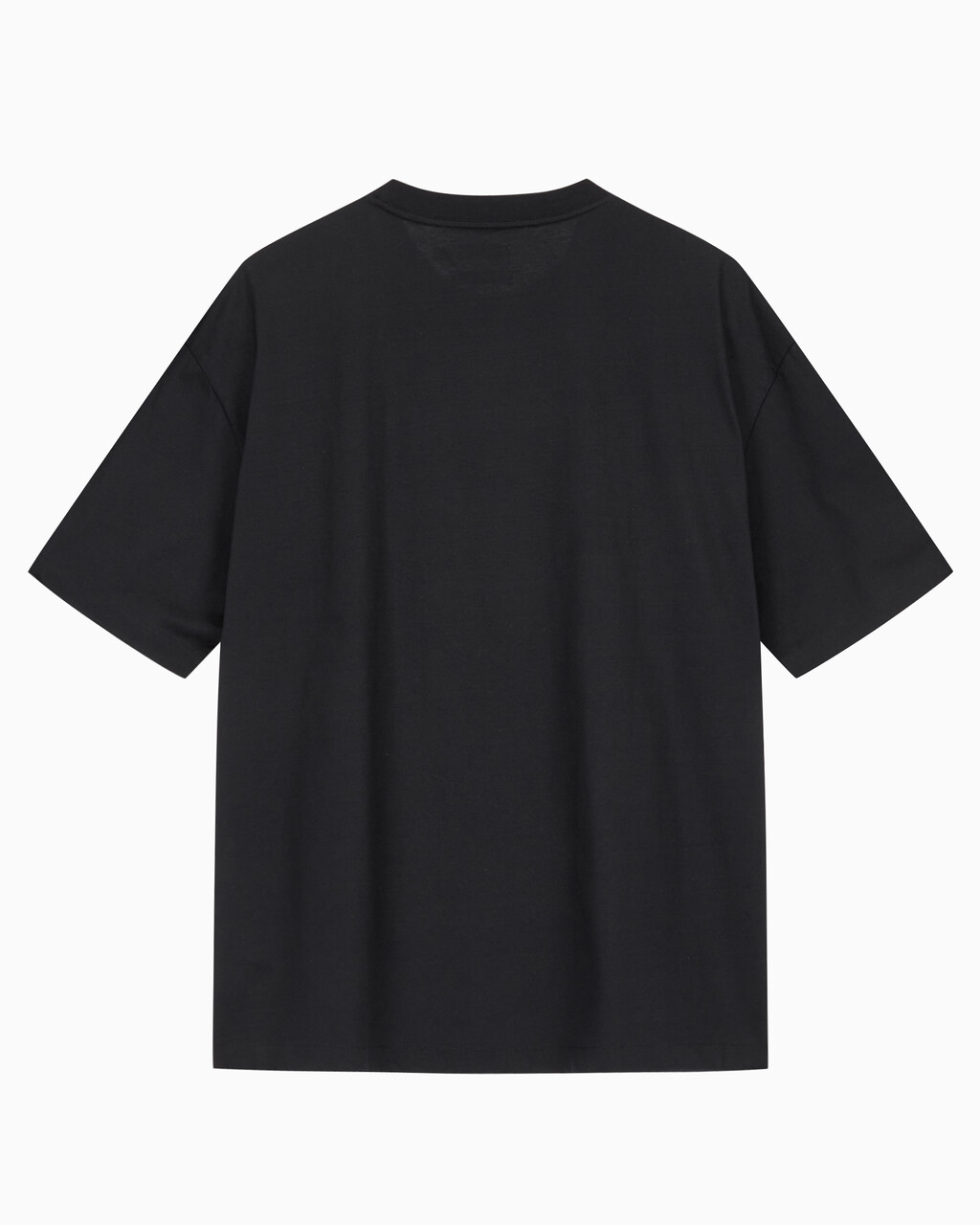Buy 남성 릴렉스핏 스탠다드 로고 크루넥 반팔 티셔츠 in color BLACK BEAUTY