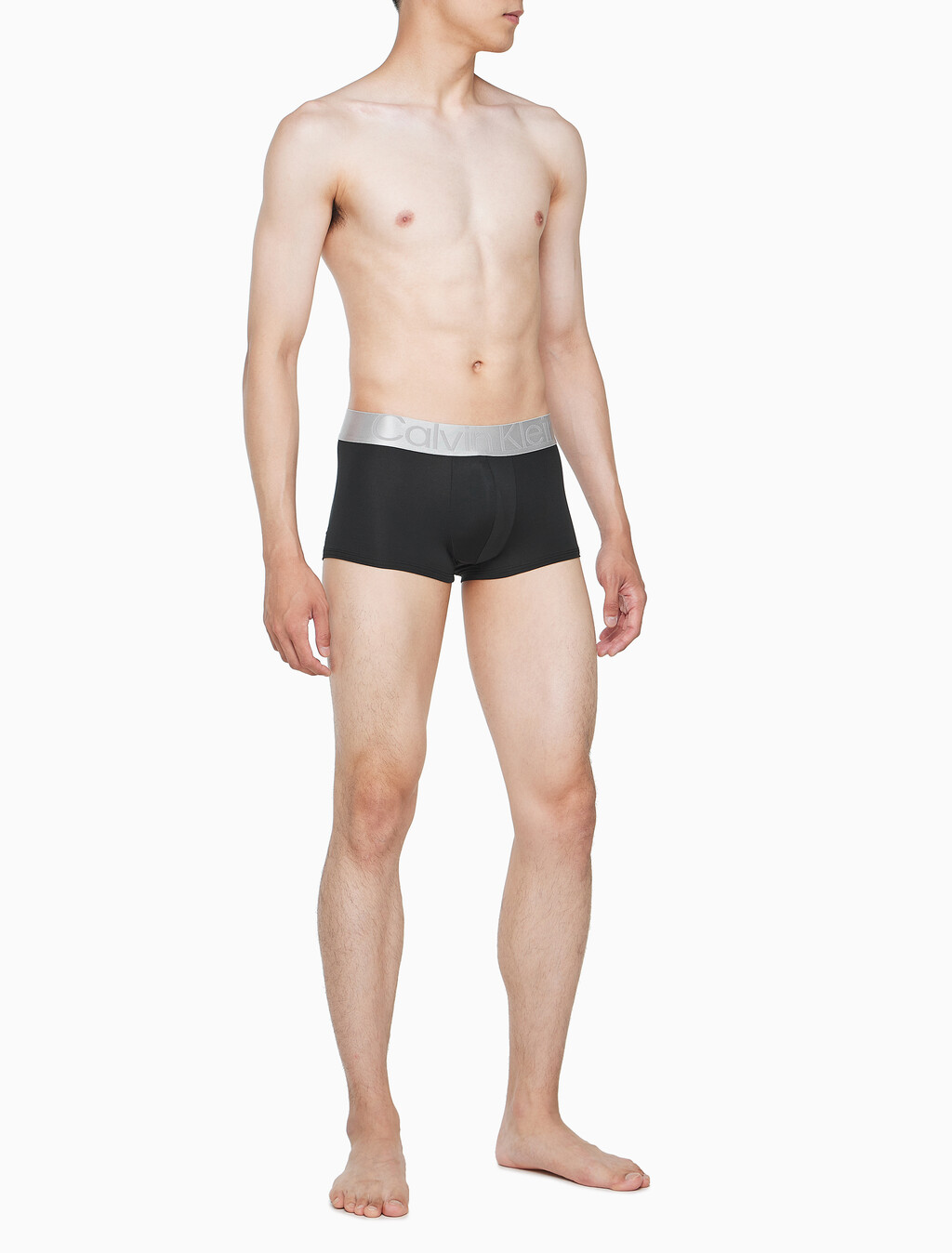 Buy 남성 CK 리컨시더드 스틸 마이크로 로우라이즈 드로즈 3PK in color BLACK
