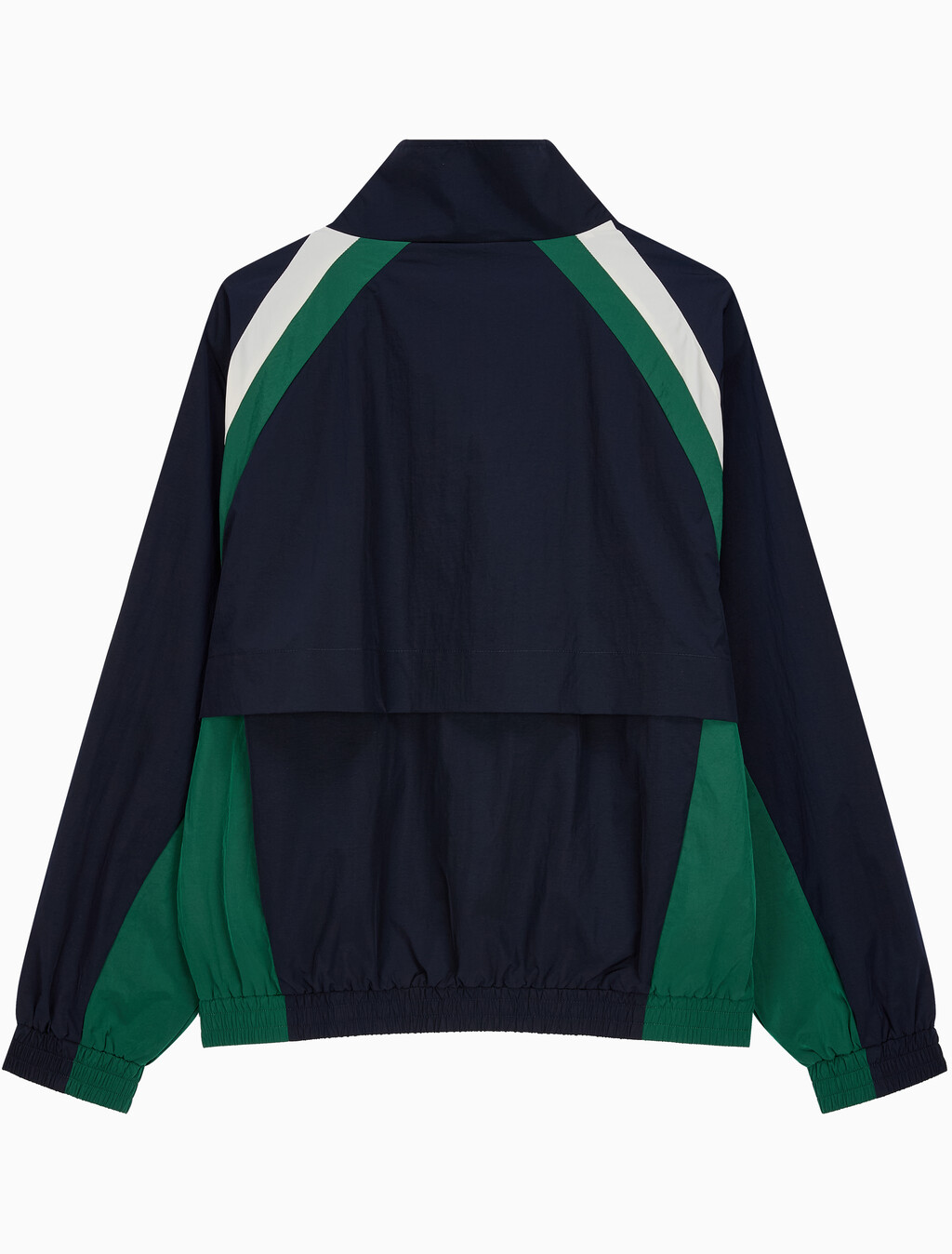 Buy 남성 나일론 컬러블록 트랙자켓 in color Black