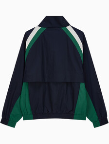 Buy 남성 나일론 컬러블록 트랙자켓 in color Black
