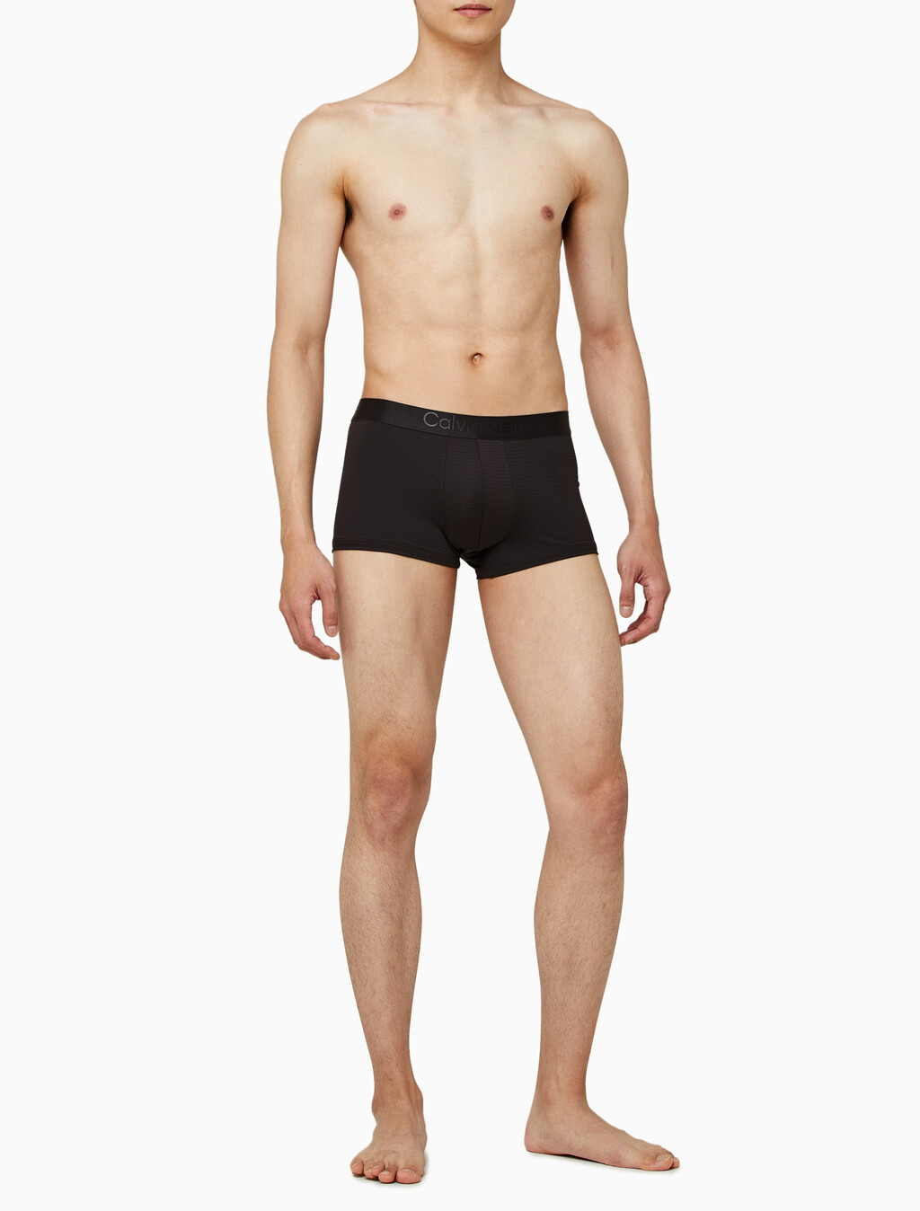 Buy 남성 CK 블랙 쟈카드메쉬 로우라이즈 드로즈 in color BLACK
