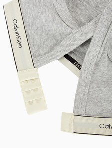 Buy 여성 헤리티지 코튼 AF 트라이앵글 브라렛 (H&E) in color GREY HEATHER