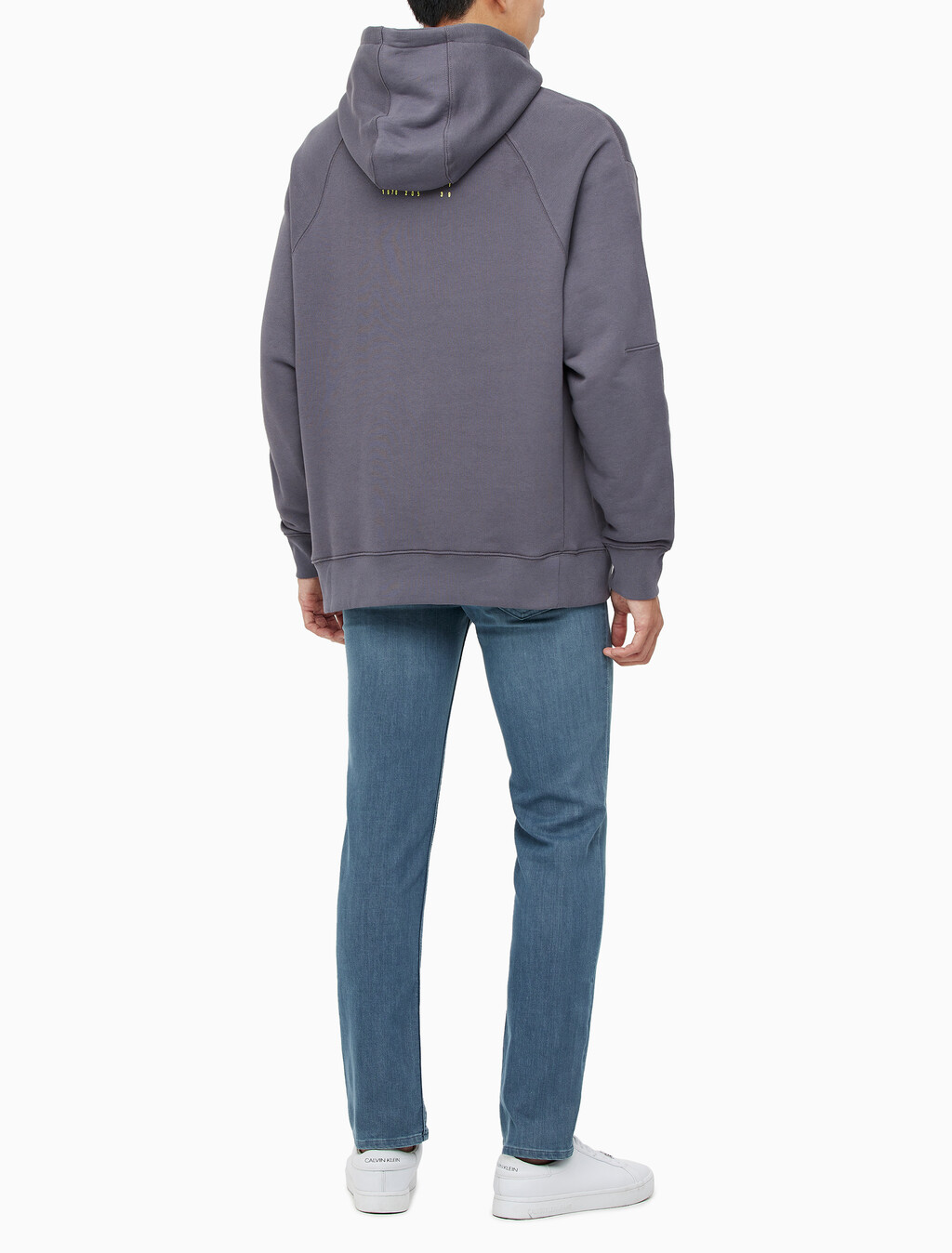 Buy 남성 테리 후디 in color CHARCOAL