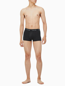 Buy 남성 코튼 스트레치 로우 라이즈 드로즈 5PK in color BLACK/CHARCOAL/NAVY/SKY BLUE/BLACK