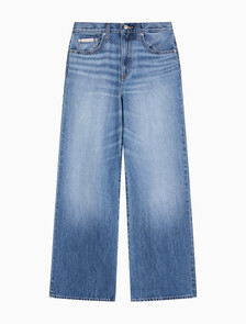 Buy 여성 와이드 레그핏 클라슨 블루 in color Mid Blue