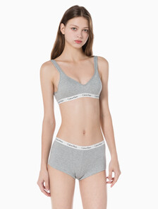 Buy 여성 캐러셀  패디드 브라렛 in color GREY HEATHER