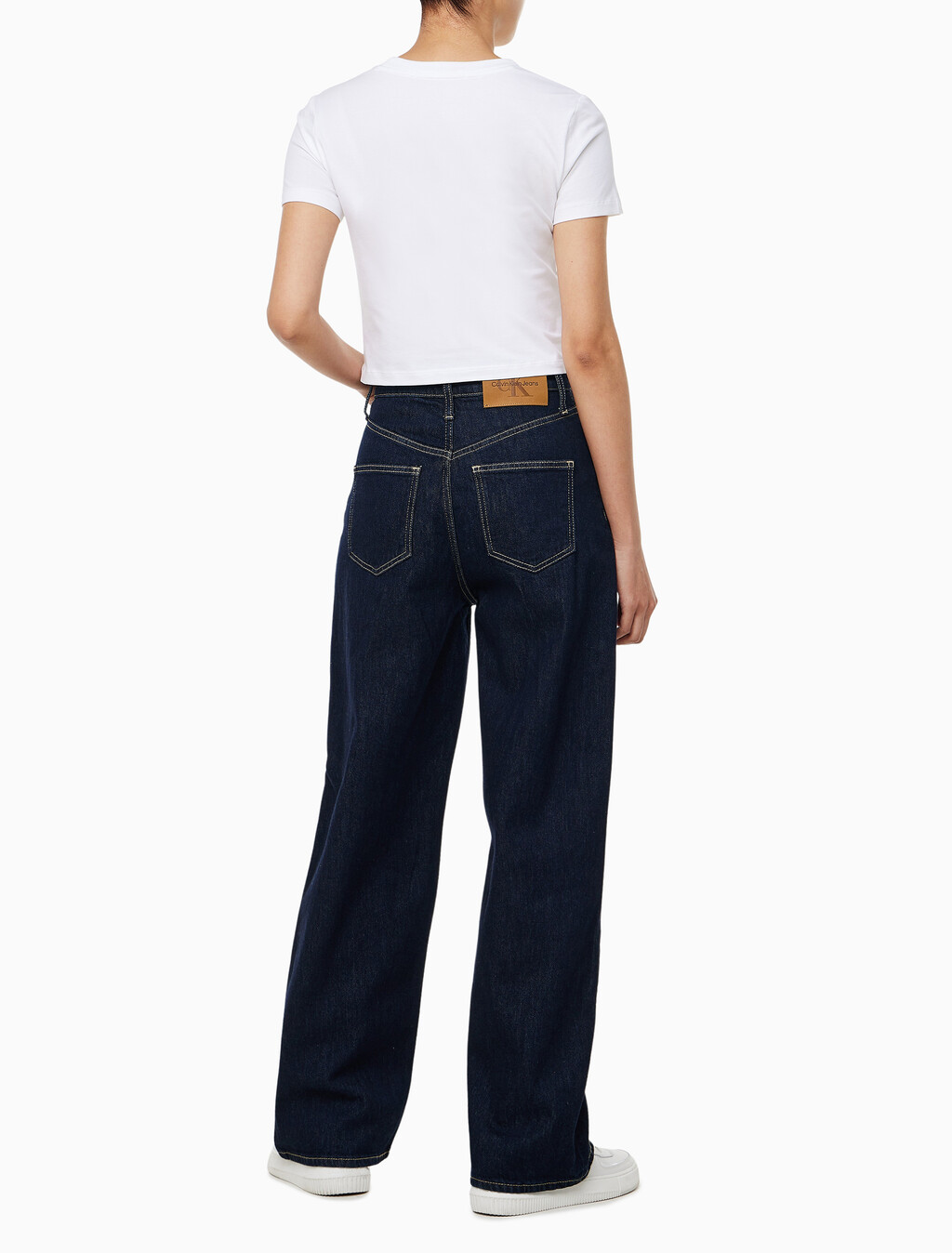 Buy 여성 하이라이즈 릴렉스핏 린스 데님 in color RINSE BLUE