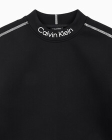 Buy 여성 크롭 스웻셔츠 in color BLACK