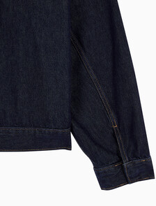 Buy 남성 릴렉스핏 데님 블루종 집업 자켓 in color RINSE BLUE
