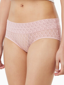 Buy 여성 아이콘 로고 레이스 힙스터 in color SUBDUED 