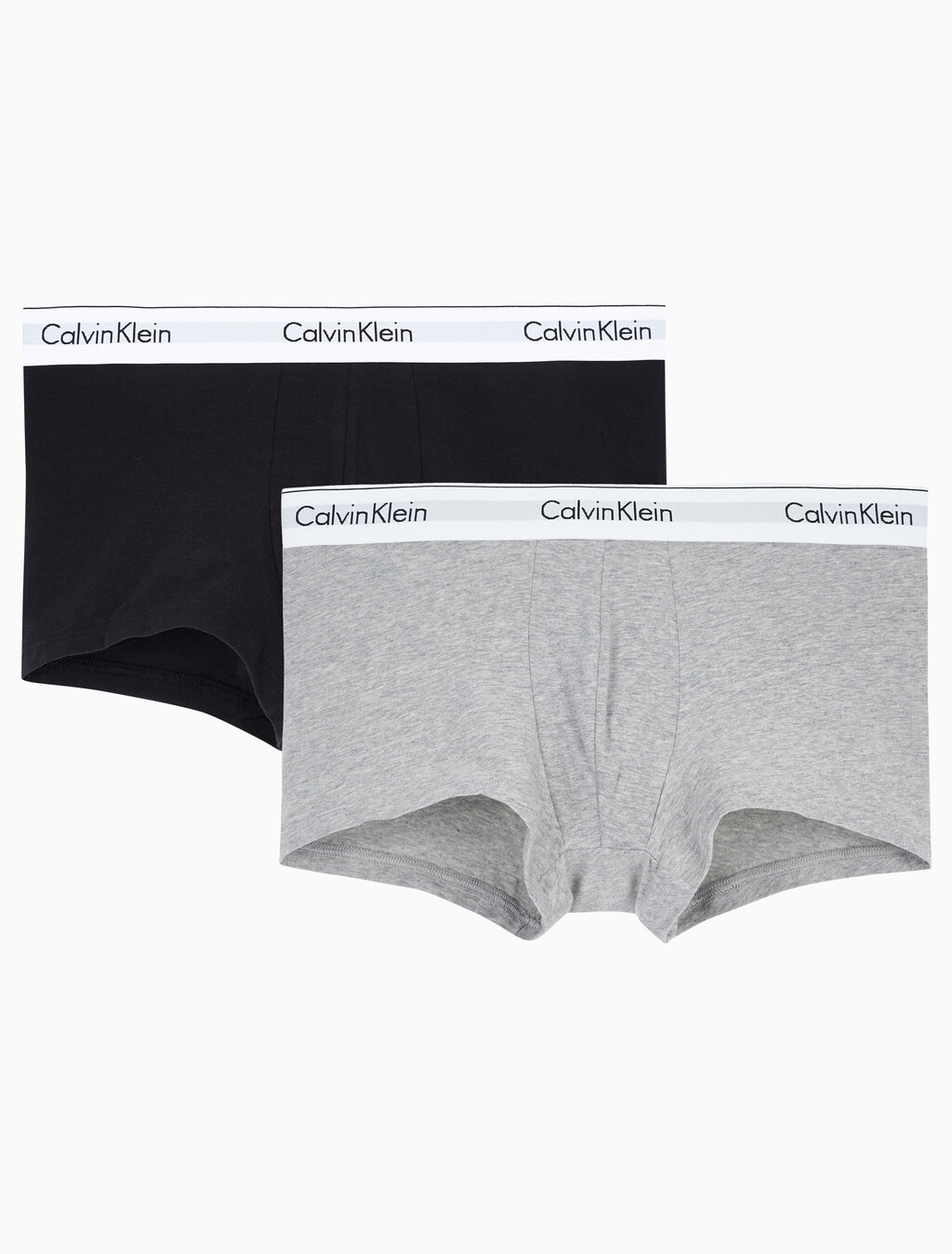 Buy 남성 모던코튼 스트레치 드로즈 2PK in color 1 GREY HEATHER/1 BLACK