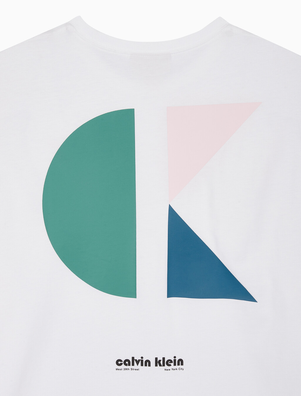Buy 남성 이지핏 바우하우스 로고 그래픽 반팔 티셔츠 in color BRILLIANT WHITE