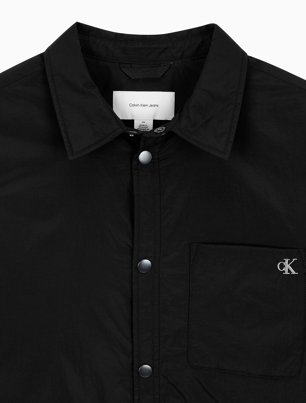 Buy 남성 패디드 셔츠 자켓 in color BLACK