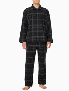 Buy 남성 플란넬 슬립 팬츠 in color BLACK PLAID