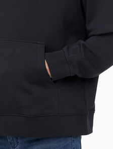 Buy 남성 릴렉스핏 스탠다드 로고 후드 티셔츠 in color BLACK BEAUTY