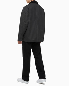 Buy 남성 쉐르파 숏 코트 자켓 in color BLACK