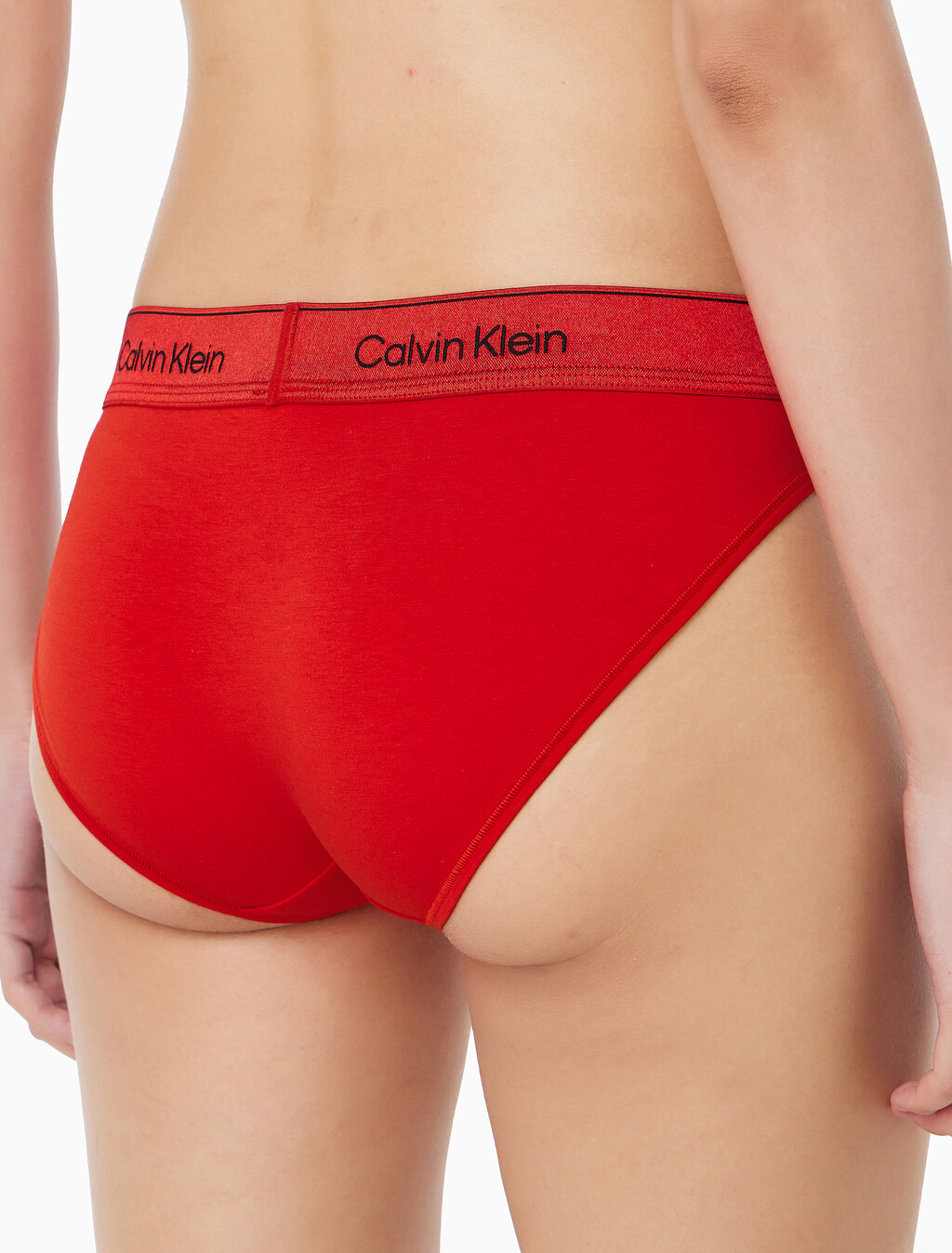 Buy 여성 모던 코튼 홀리데이 AF 비키니 in color red