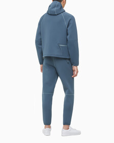 Buy 남성 릴렉스핏 풀집업 후디 in color OCEAN TEAL/ BLK
