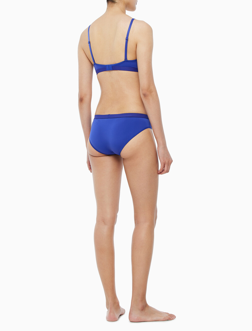 Buy 여성 퓨쳐 쉬프트 마이크로 AF 푸쉬업 브라 in color SPECTRUM BLUE/SPICY ORANGE