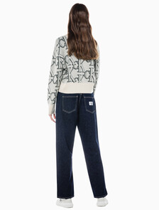 Buy 여성 90's 스트레이트핏 린스 블루 데님 in color RINSE BLUE