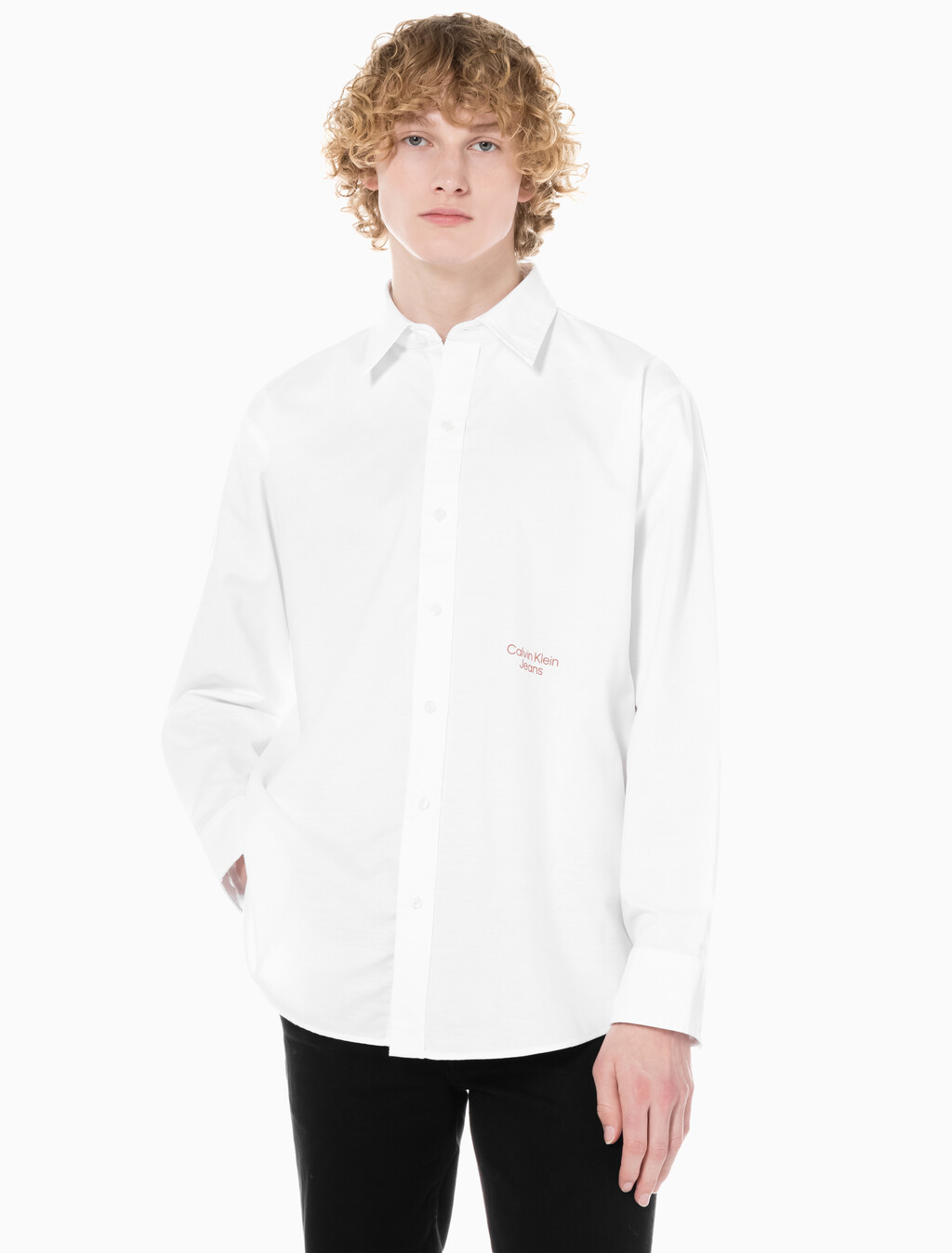 Buy 남성 릴렉스핏 그래픽 셔츠 in color BRIGHT WHITE