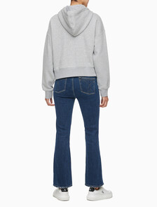 Buy 여성 아카이브 로고 플리스 후디 in color HEROIC GREY HEATHER