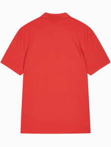 Buy 남성 레귤러핏 피케 반팔 클래식 폴로 티셔츠 in color RED ALERT