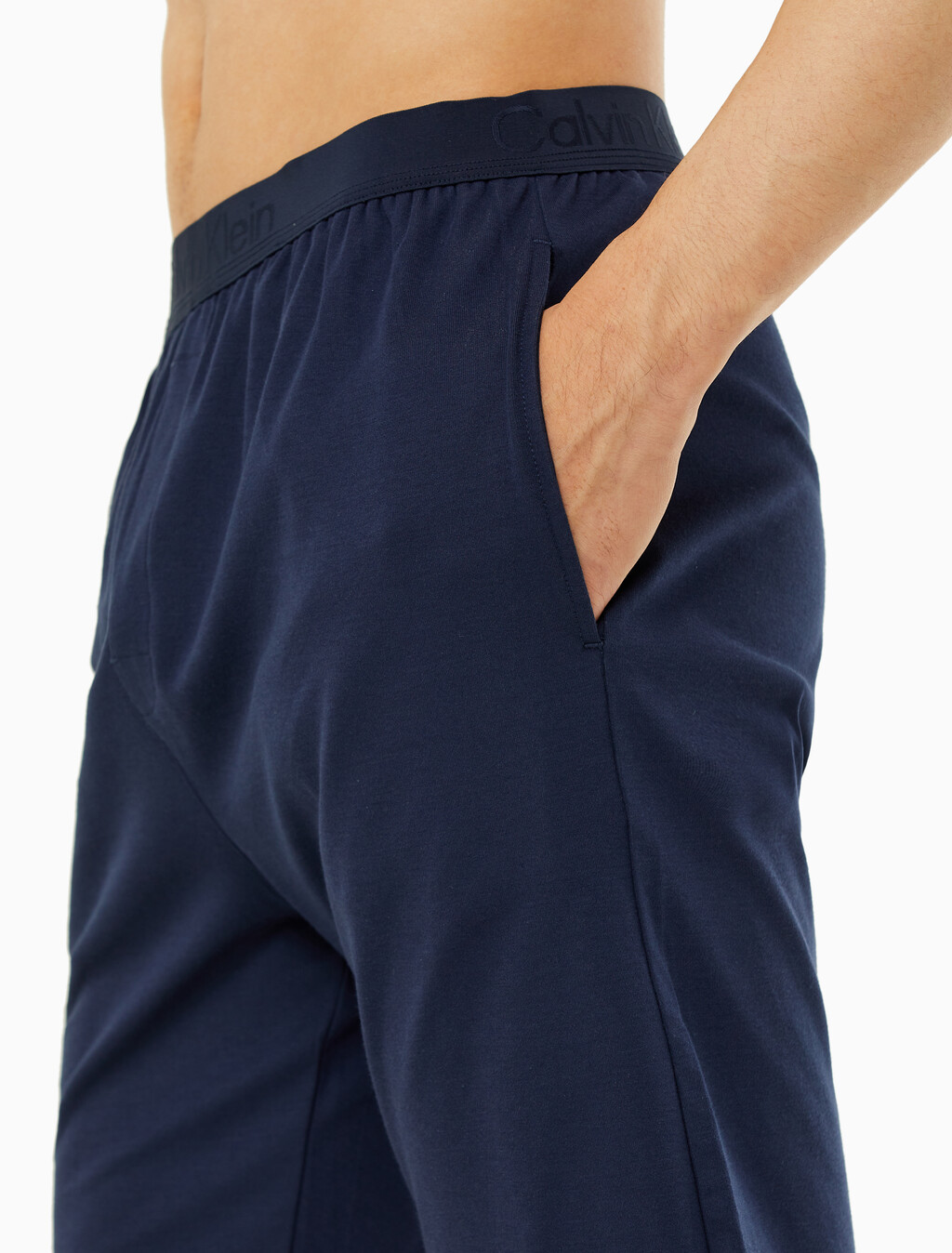 Buy 남성 CK 블랙 슬립 쇼츠 in color BLUE SHADOW