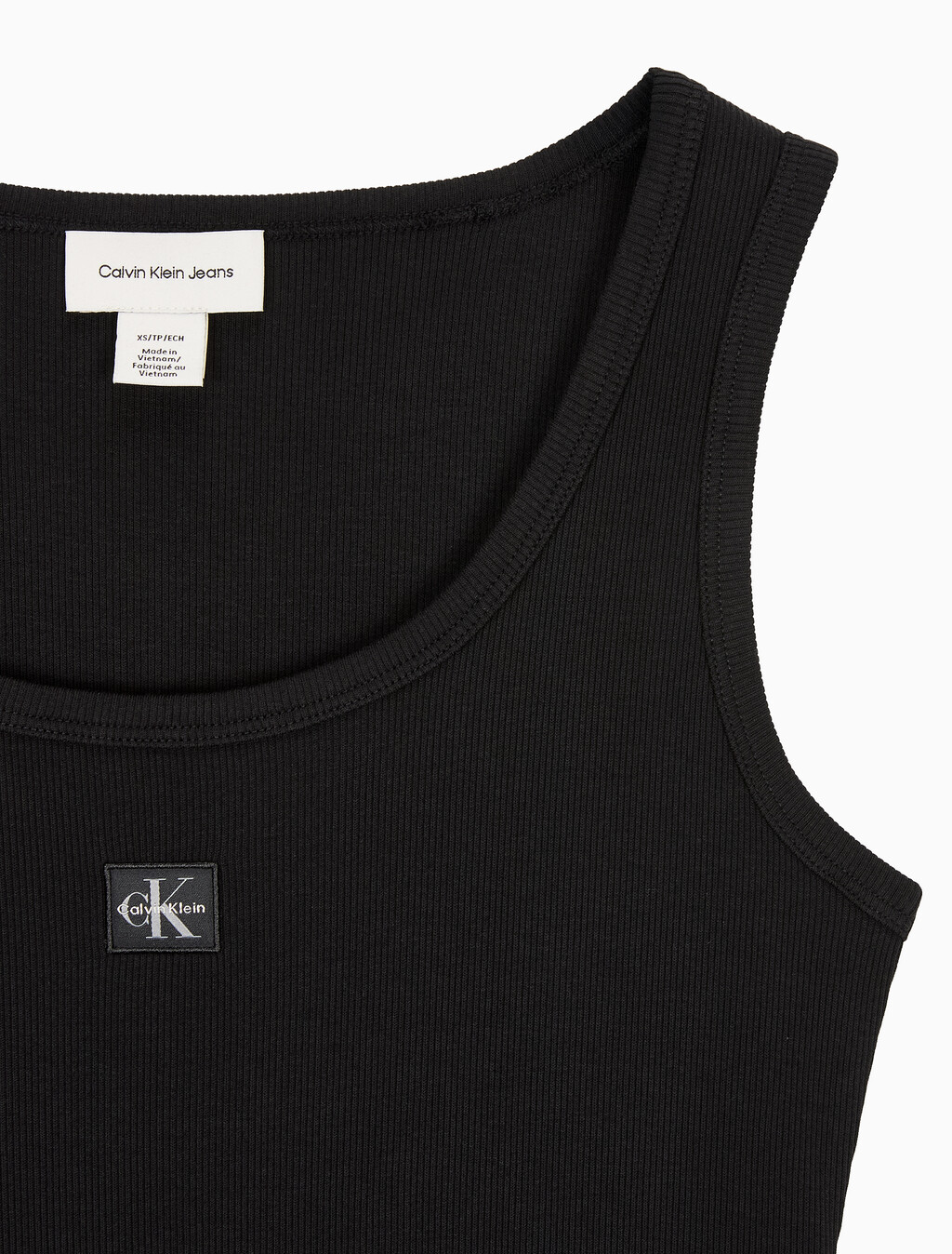 Buy 여성 베이비립 우븐 라벨 드레스 in color BLACK