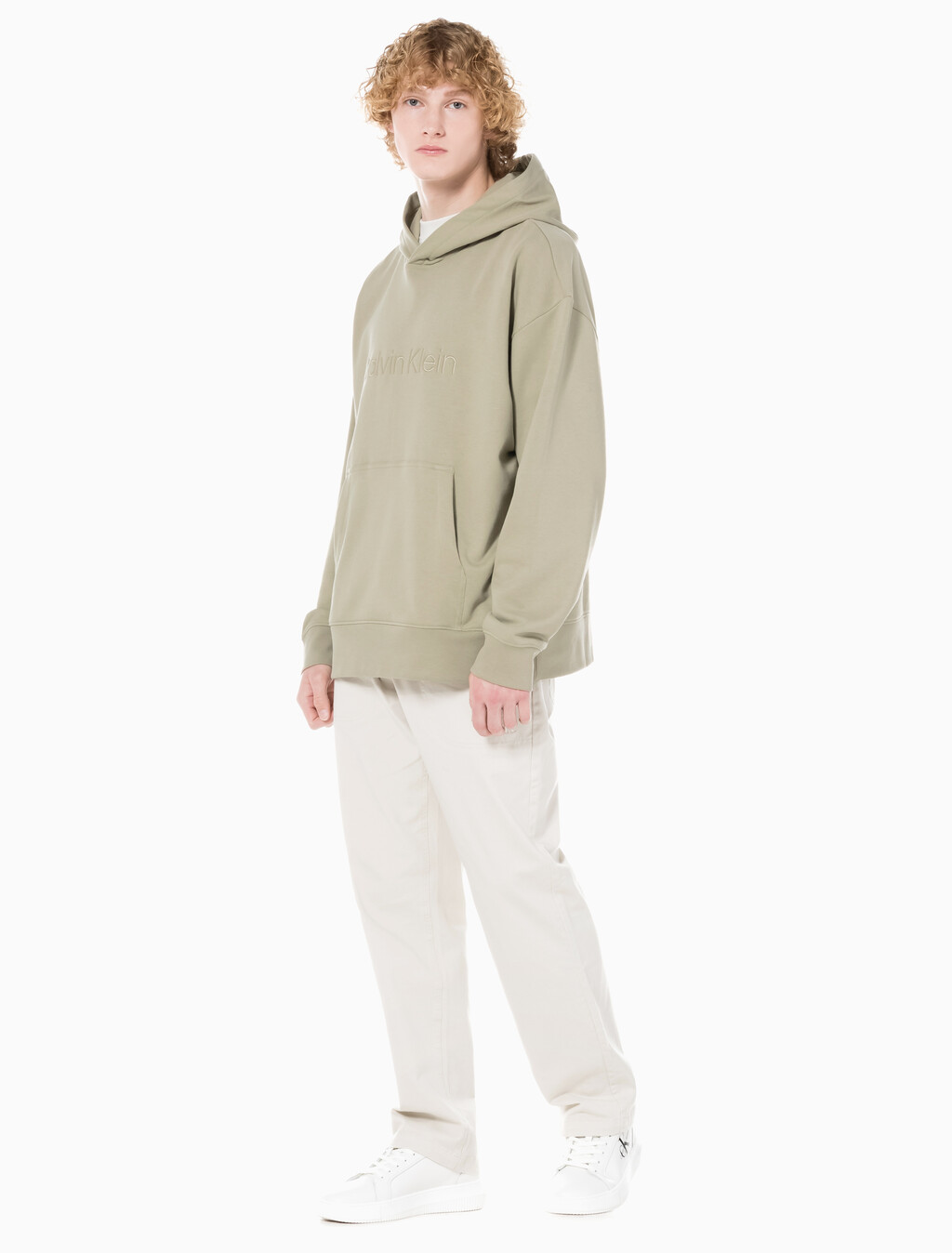 Buy 남성 90'S 스트레이트핏 밴딩 치노 in color BLUR FLORAL_BLACK