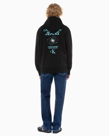Buy 남성 90's 스트레이트핏 기모 미드블루 데님 in color MID BLUE BACK EMBRO