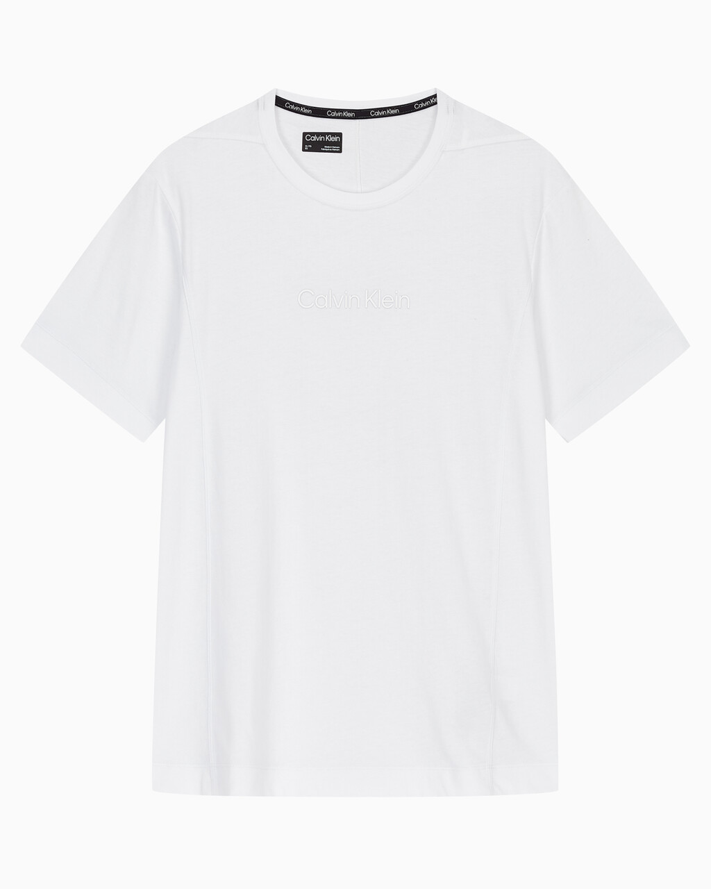 Buy 남성 레귤러 핏 에센셜 로고 반팔 티셔츠 in color BRIGHT WHITE