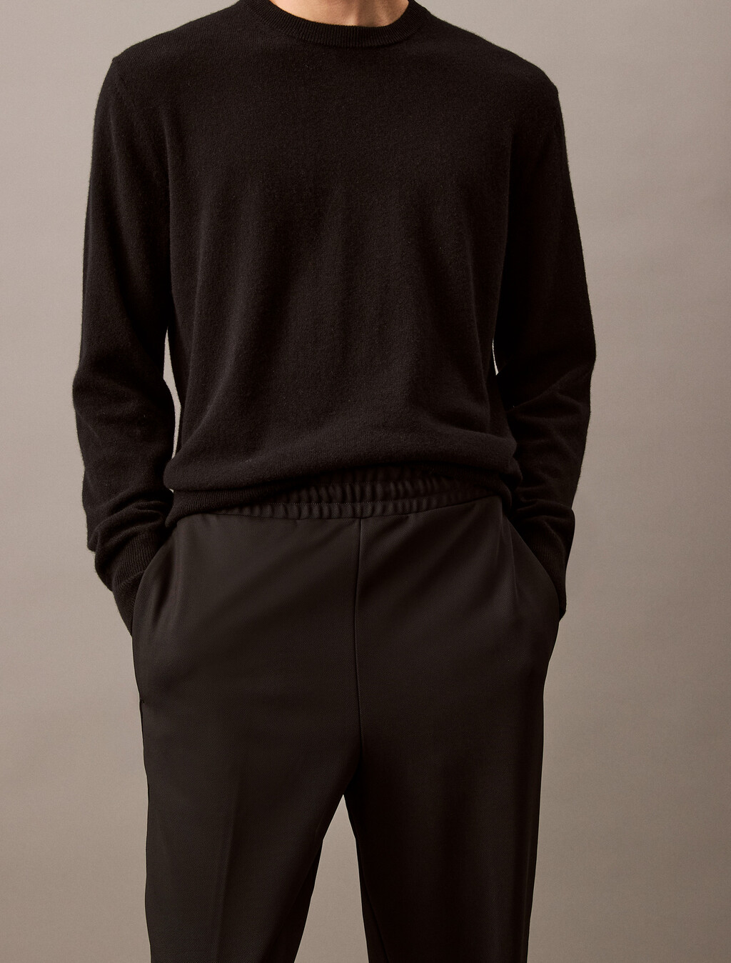 Buy 남성 트랙수트 트윌 팬츠 in color BLACK BEAUTY