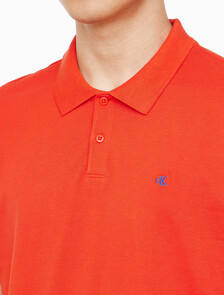 Buy 남성 레귤러핏 피케 반팔 클래식 폴로 티셔츠 in color RED ALERT