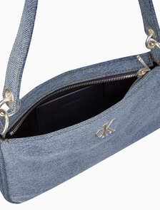 Buy 여성 로고 데님 크로스오버 스트랩 숄더백 in color DENIM
