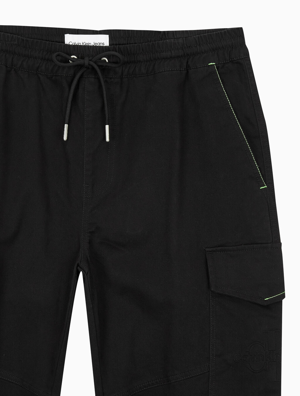 Buy 남성 워시드 카고 팬츠 in color CK BLACK