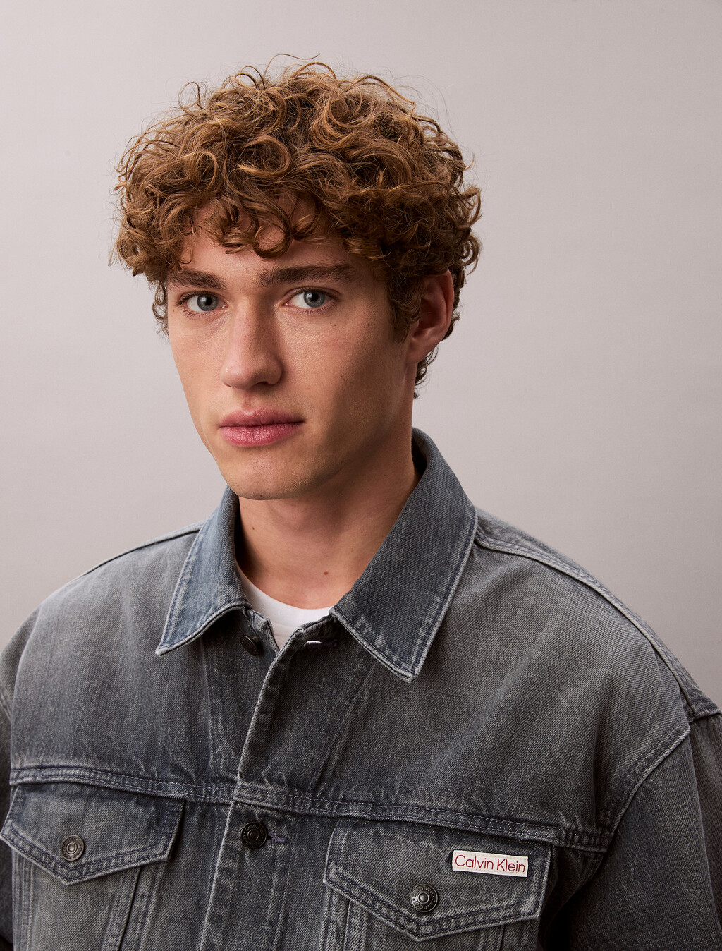 Buy 90S 트러커 자켓 in color Denim Blue