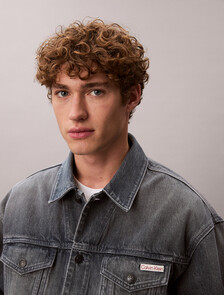 Buy 90S 트러커 자켓 in color Denim Blue