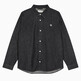 WASHED BLACK LOGO LACE