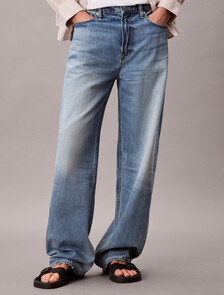 Buy 배기핏 에코 쿨 진 in color Light Blue