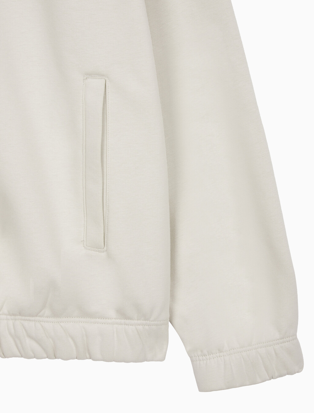 Buy 남성 릴렉스핏 기모 스웻 버튼 카라 자켓 in color LIGHT BEIGE