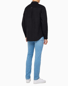 Buy 남성 레귤러핏 코듀로이 셔츠 in color CK BLACK