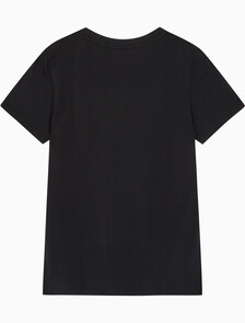 Buy 여성 인스티튜셔널 슬림핏 반팔 티셔츠 in color CK BLACK