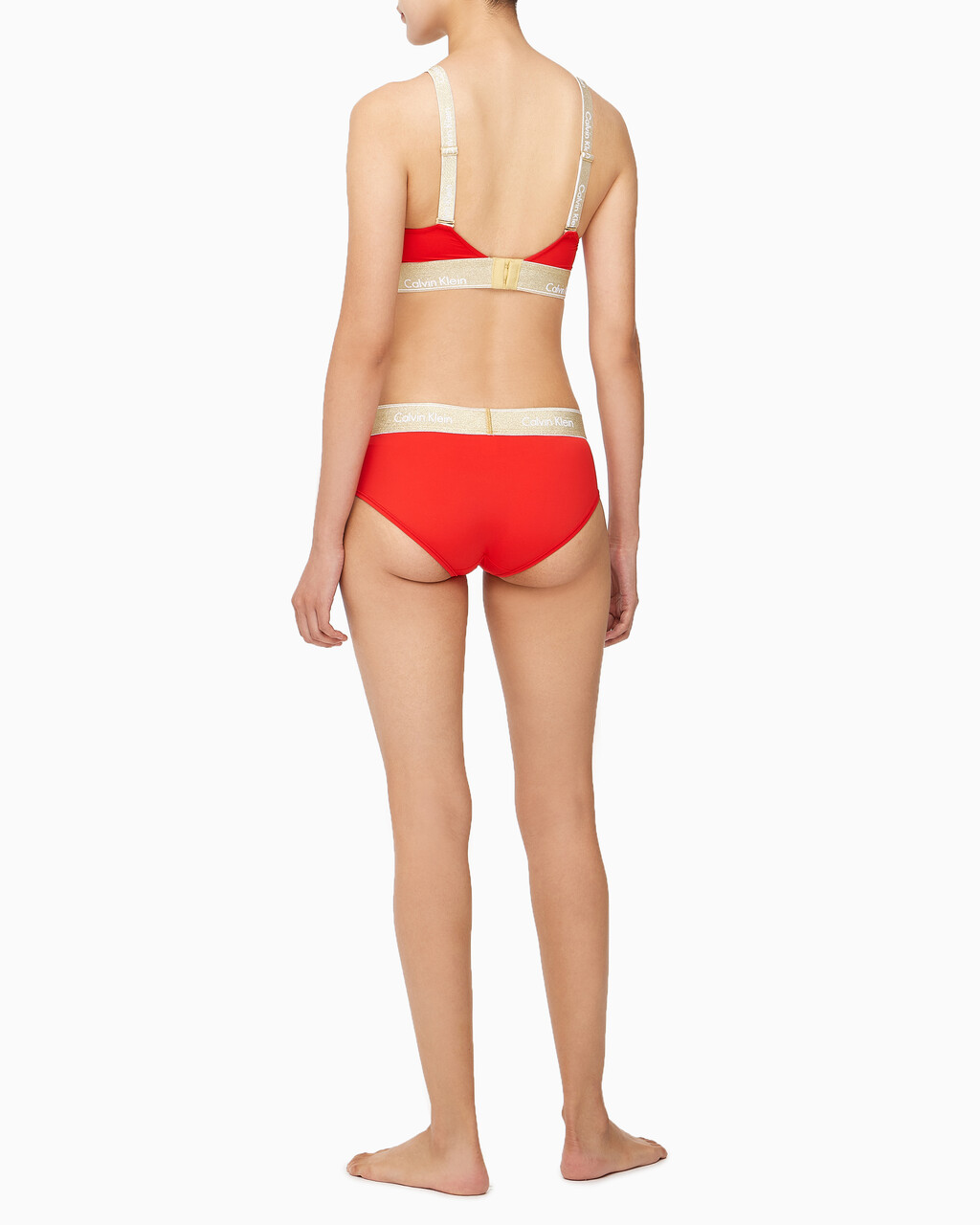 Buy 여성 모던코튼 마이크로 LNY AF 브라렛 in color ROUGE