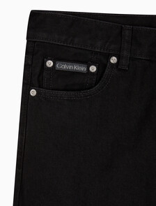 Buy 남성 와이드핏 CK 클래식 블랙 데님 in color BLACK