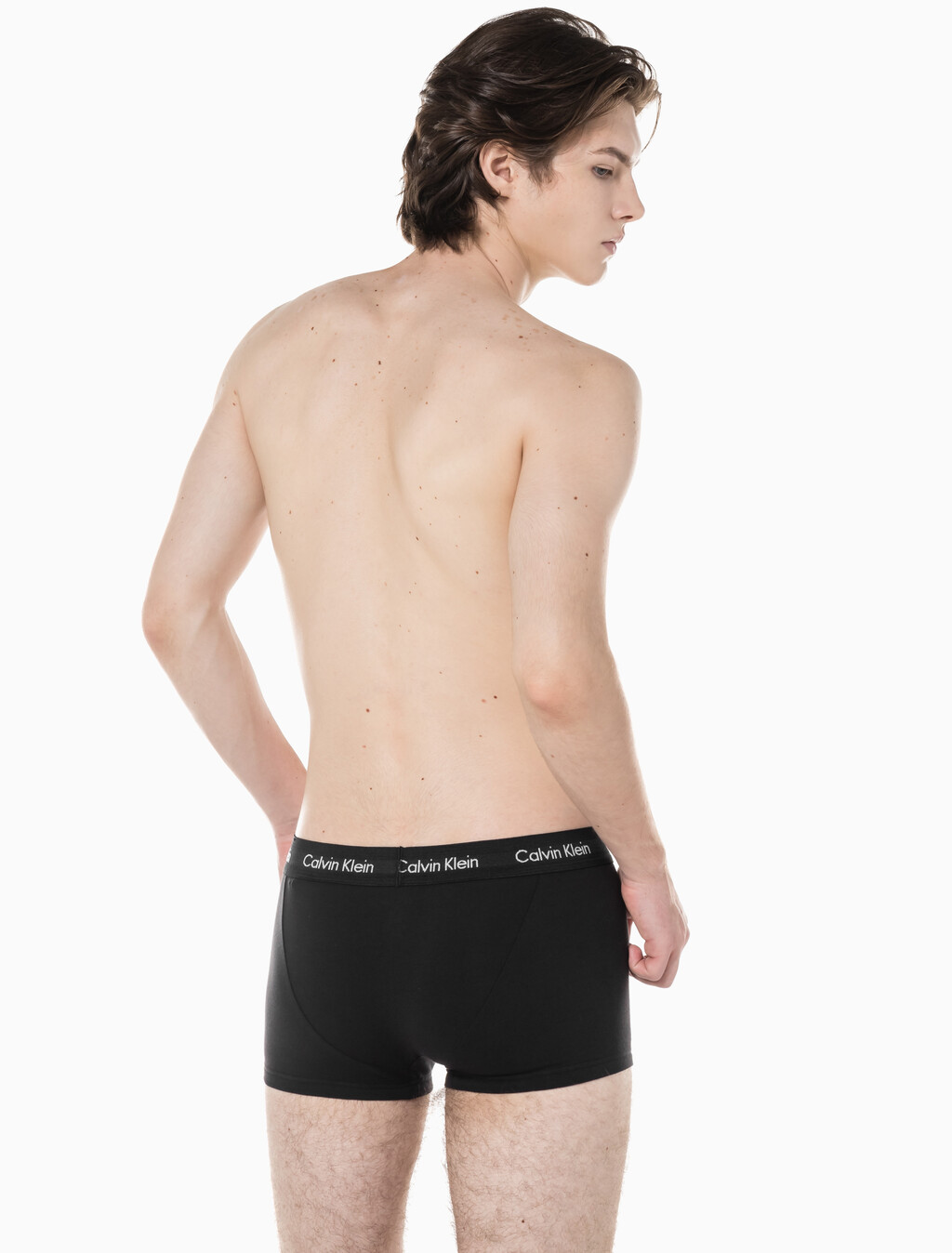Buy 남성 코튼 스트레치 로우 라이즈 드로즈 5PK in color BLACK
