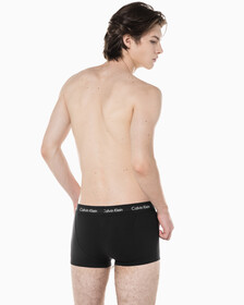Buy 남성 코튼 스트레치 5PK  로우라이즈 트렁크 in color BLACK