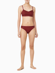 Buy 여성 스컬프트 레이스 AF 브라렛 in color Dark Red